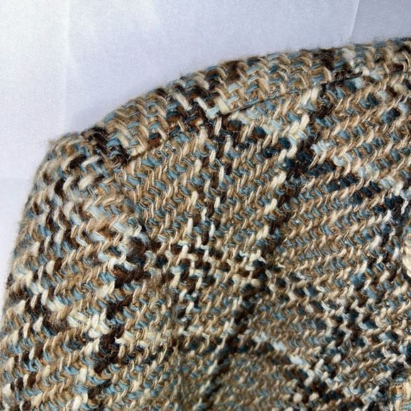 Orvis Wool Plaid Single Breasted Blazer Coat - Picture 7 of 14